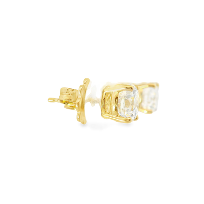 2.03CT Lab Diamond Martini Stud 14k White Gold Earring