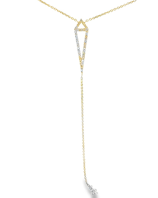 0.45CT Diamond Pendant 14k Yellow Gold