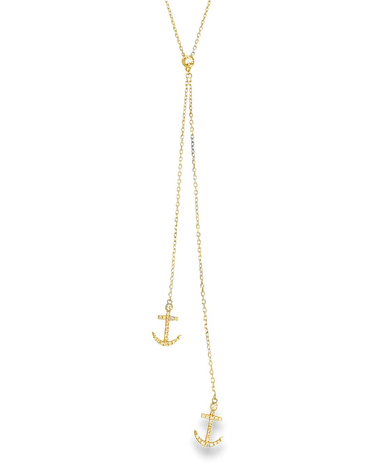 0.36CT Diamond Pendant 14k Yellow Gold