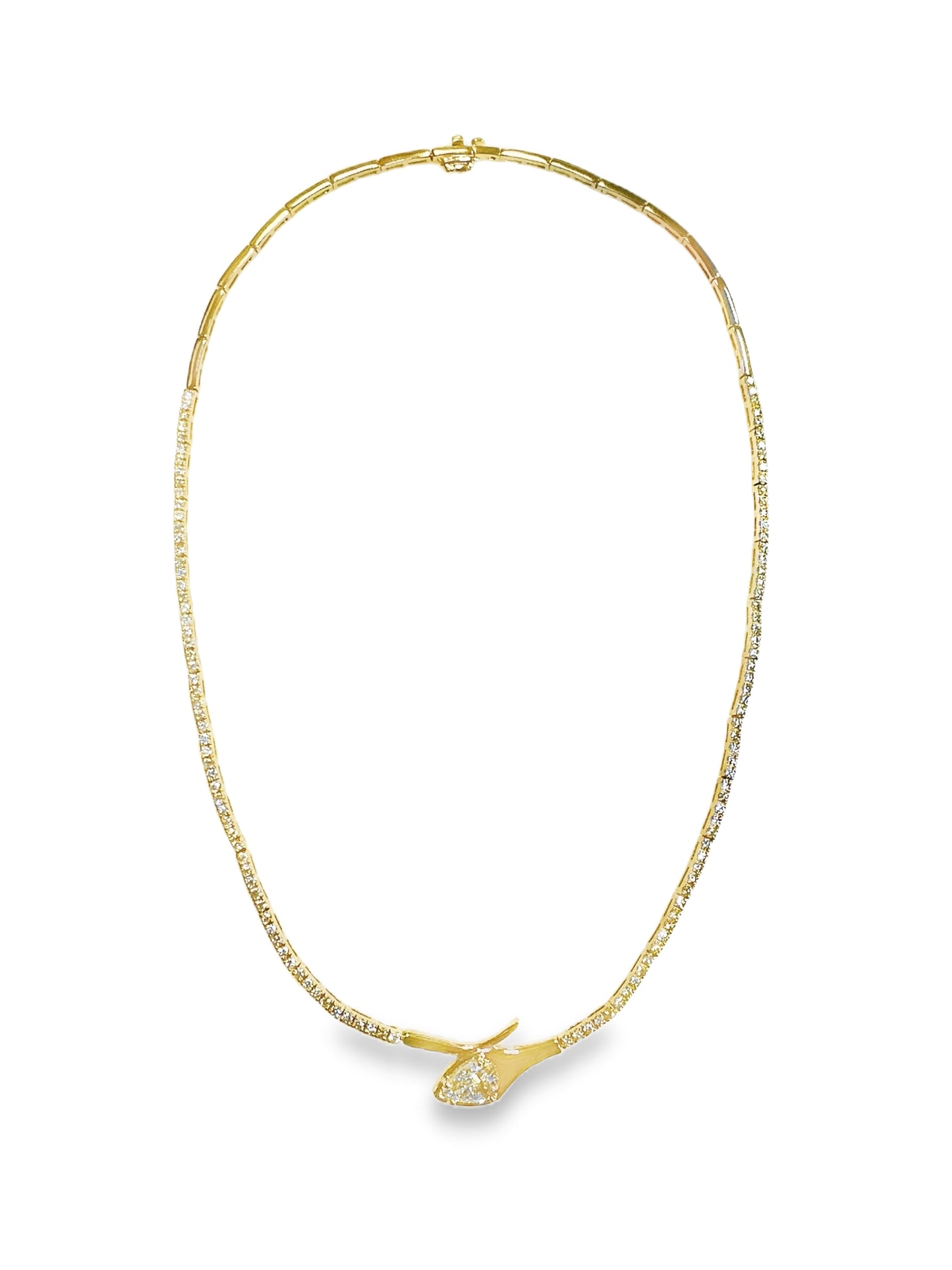2.69CT Diamond 1.14CT Clear Lab Certified Stone 14k Yellow Gold
