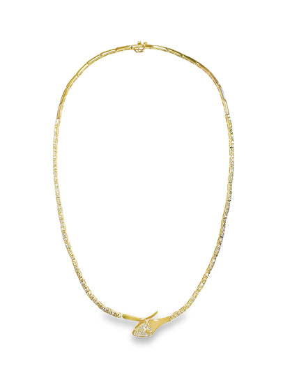 2.69CT Diamond 1.14CT Clear Lab Certified Stone 14k Yellow Gold