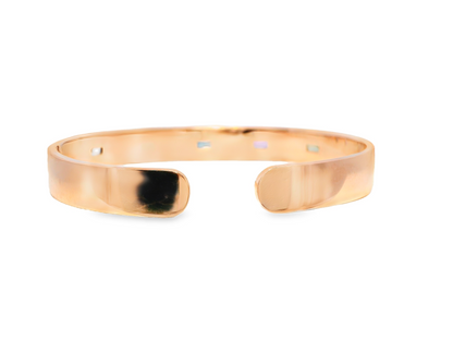 3.25CT Multi Sapphire Bangle 18k Rose Gold