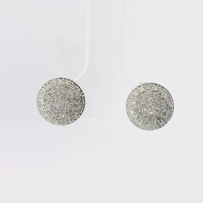 0.70CT Diamond 14k White Gold Earring
