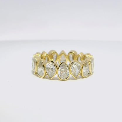 4.16CT Diamond Ring 18k Yellow Gold
