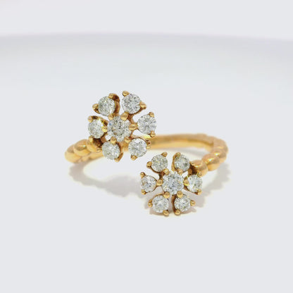 0.50CT Diamond Ring 18k Rose Gold