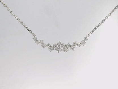 0.44CT Diamond Pendant 14k White Gold