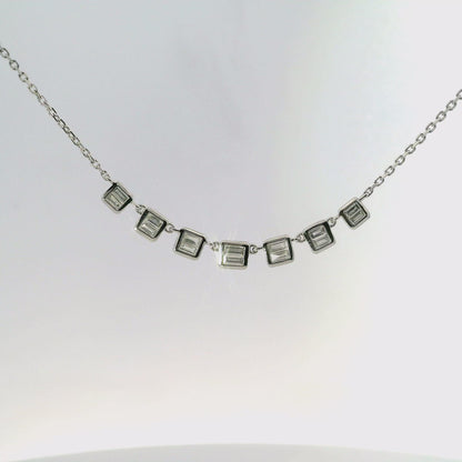 0.43CT Diamond Pendant 14k White Gold