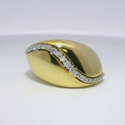 0.39CT Diamond Ring 14k Yellow Gold