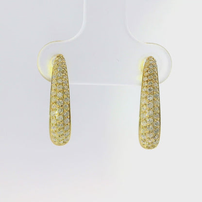 0.41Ct Diamond Earring 14k White Gold