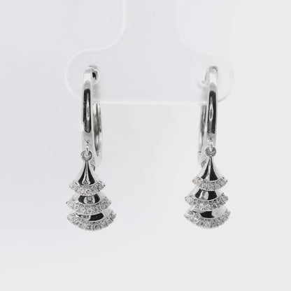 0.13CT Diamond 14k Yellow Gold Earring