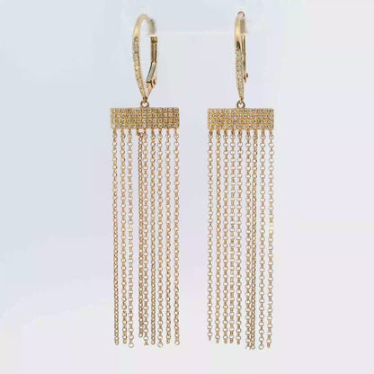 0.36CT Diamond Earring 14k Gold