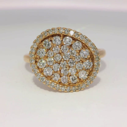 0.80CT Diamond Ring 14K Rose Gold