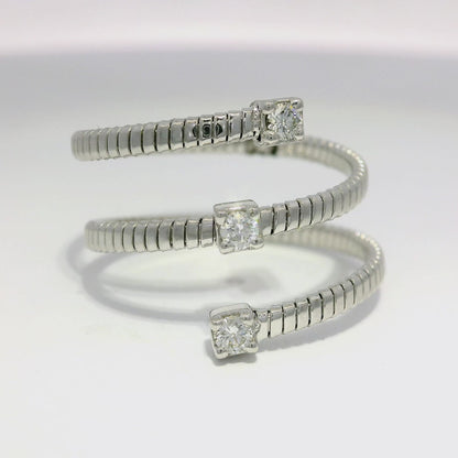 0.15CT Diamond Ring 14K White gold