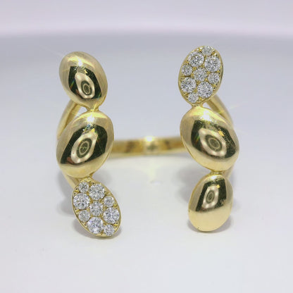 0.20CT Diamond Ring 14k Yellow Gold