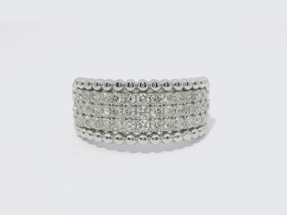 0.77CT Diamond Ring 14k White Gold