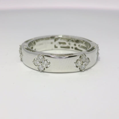 0.32CT Diamond Ring 18k White Gold