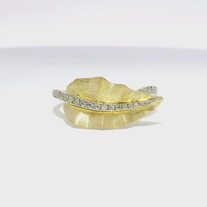 0.16CT Diamond Ring 14k Yellow Gold