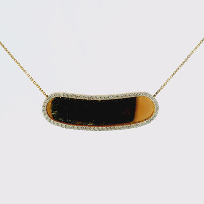 0.45CT Diamond Pendant 18k Rose Gold