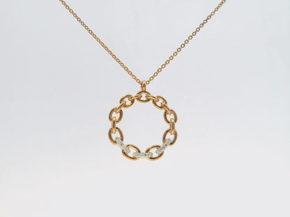 0.06CT Diamond Pendant 14k Gold