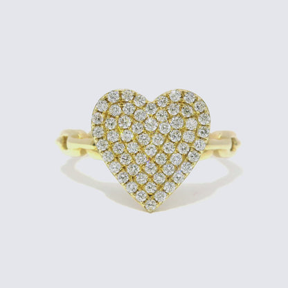 0.40CT Diamond Ring 14k Yellow Gold