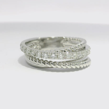 0.44CT Diamond Ring 14k White Gold
