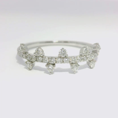 0.41CT Diamond Ring 14k White Gold
