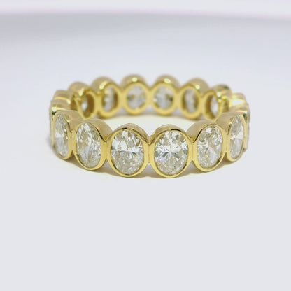 3.42CT Diamond Ring 18k Yellow Gold