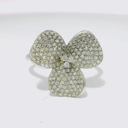 0.50CT Diamond Ring 18k White Gold