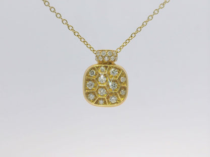 0.29Ct Diamond Pendant 14k Yellow Gold