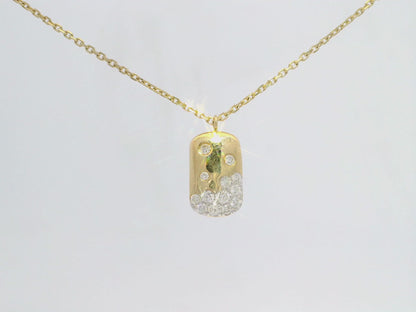 0.31CT Diamond Pendant 14k Yellow Gold