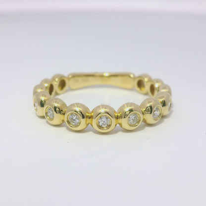 0.30CT Diamond Ring 14k Yellow Gold