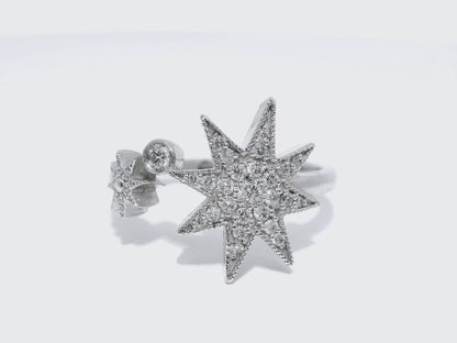 0.26Ct Diamond Ring 14k White Gold