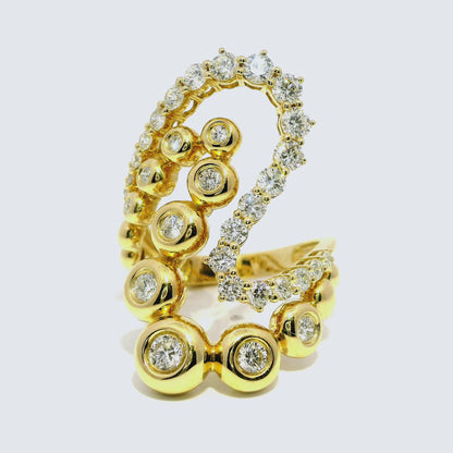 1.67Ct Diamond Ring 14k Yellow Gold