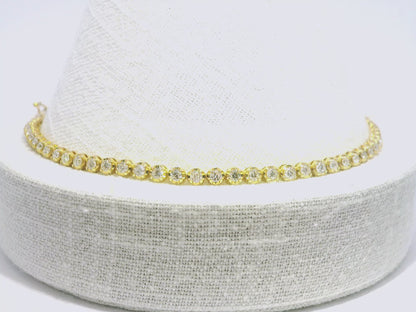 1.94CT Diamond Bracelet 14k Yellow Gold